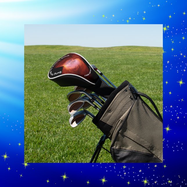 Funda Para Palo De Golf Nebulosa de mariposa monogramada - Naranja rosa | (Subido por el creador)