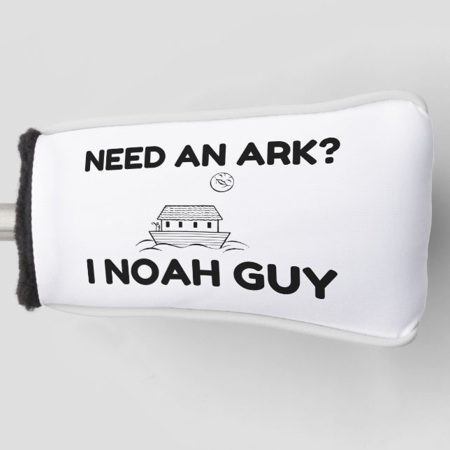 Funda Para Palo De Golf Necesito Un Hombre De Arca. (Anverso)