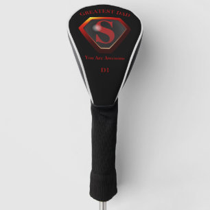 Funda Para Palo De Golf Negro de SuperDad