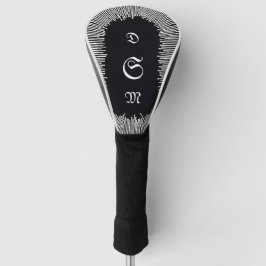 Funda Para Palo De Golf Negro sobre negro personalizado