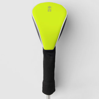 Funda Para Palo De Golf Neon yellow -  余白 yohaku Golf Head Cover