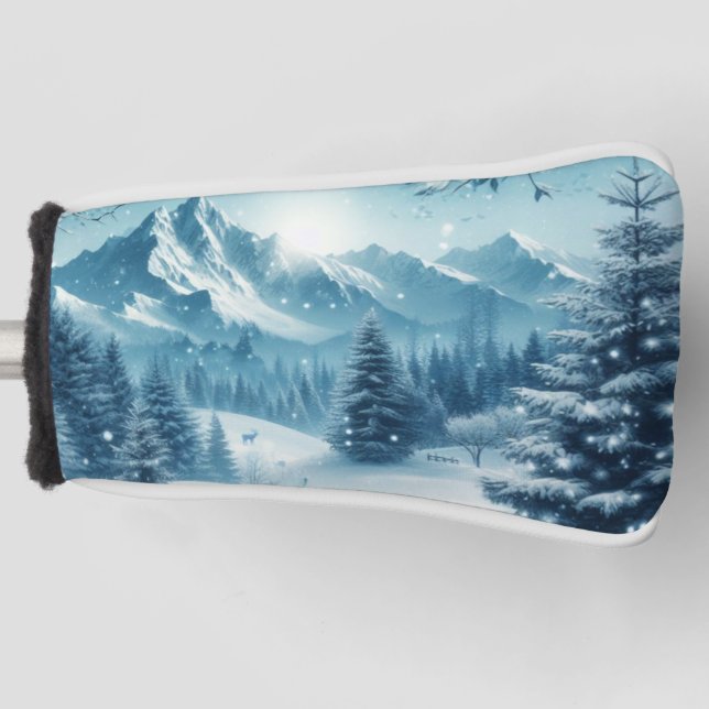 Funda Para Palo De Golf Nevada Winter Mountain (Anverso)