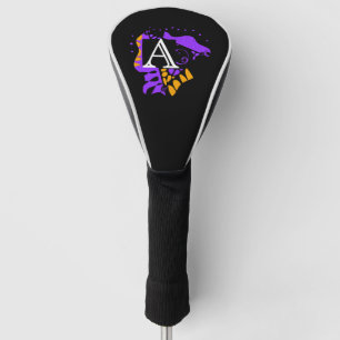 Funda Para Palo De Golf Nido de pájaro - Carta inicial personalizada A