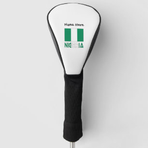 Funda Para Palo De Golf Nigeria and Nigerian Flag with Your Name