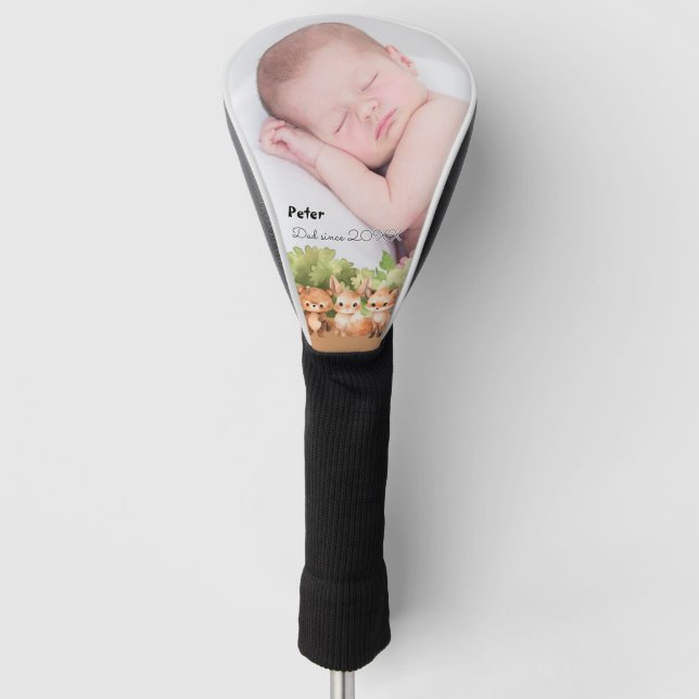 Funda Para Palo De Golf Niño Rústico De Papá Nuevo (Anverso)