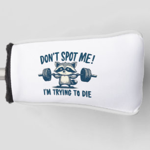 Funda Para Palo De Golf No me veas, estoy tratando de usar un mapache de F