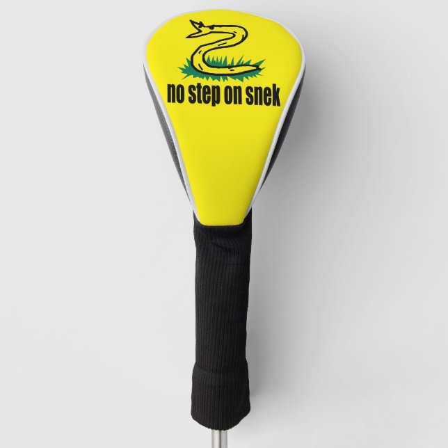 Funda Para Palo De Golf No Pises a la Serpiente  (Anverso)