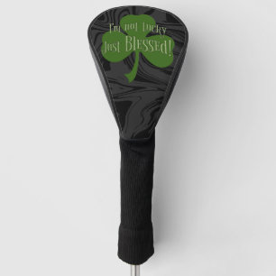 Funda Para Palo De Golf No tengo suerte, sólo el diseño de Shamrock