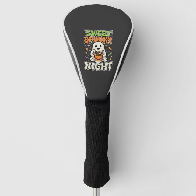 Funda Para Palo De Golf Noche de dulces de Halloween (Anverso)