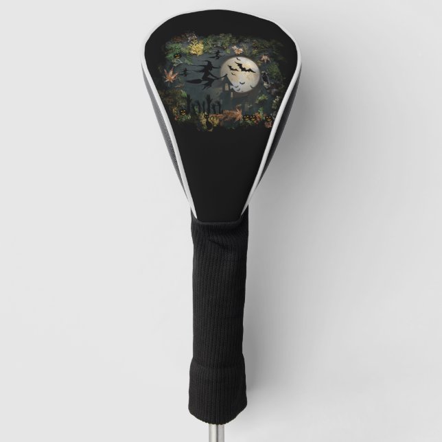 Funda Para Palo De Golf Noche del Fiesta de las brujas (Anverso)