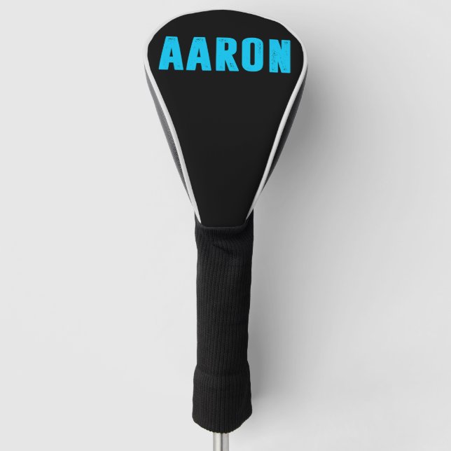 Funda Para Palo De Golf Nombre de Aaron (Anverso)