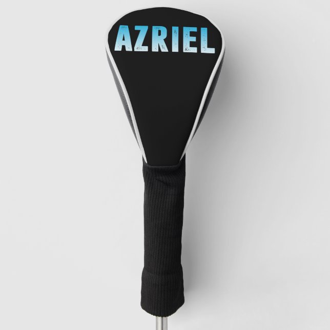 Funda Para Palo De Golf Nombre de azriel (Anverso)