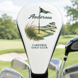 Funda Para Palo De Golf Nombre de Club de Campo de Golf Clásico