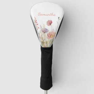 Funda Para Palo De Golf Nombre de flor silvestre rosa