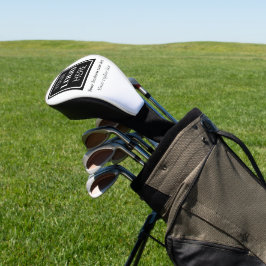 Funda Para Palo De Golf Nombre de logotipo de negocio moderno y eslogan