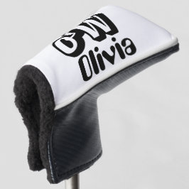 Funda Para Palo De Golf Nombre de Monograma Personalizado