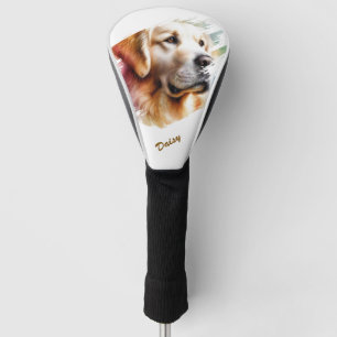 Funda Para Palo De Golf Nombre de tipografía moderna simple y genial para 