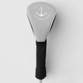 Funda Para Palo De Golf Nombre del barco personalizado Bienvenido Aboard a