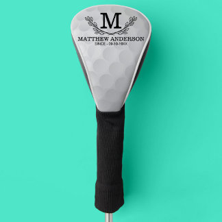 Funda Para Palo De Golf Nombre del patrón de bola de golf personalizado Mo