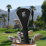 Funda Para Palo De Golf Nombre exclusivo de estilo y tipografía monográfic<br><div class="desc">Todo se trata de ti con este hermoso diseño de cabeza de golf que es una elegante representación de tu nombre y monograma. Las series clásicas y una tipografía de escritura más ornamentada se combinan en una simetría equilibrada. Los tres elementos se mezclan con una sofisticada armonía y crean su...</div>