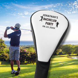 Funda Para Palo De Golf Nombre Fecha de Despedida de Soltero