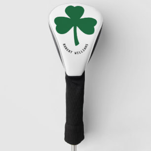 Funda Para Palo De Golf Nombre monogramado de Shamrock