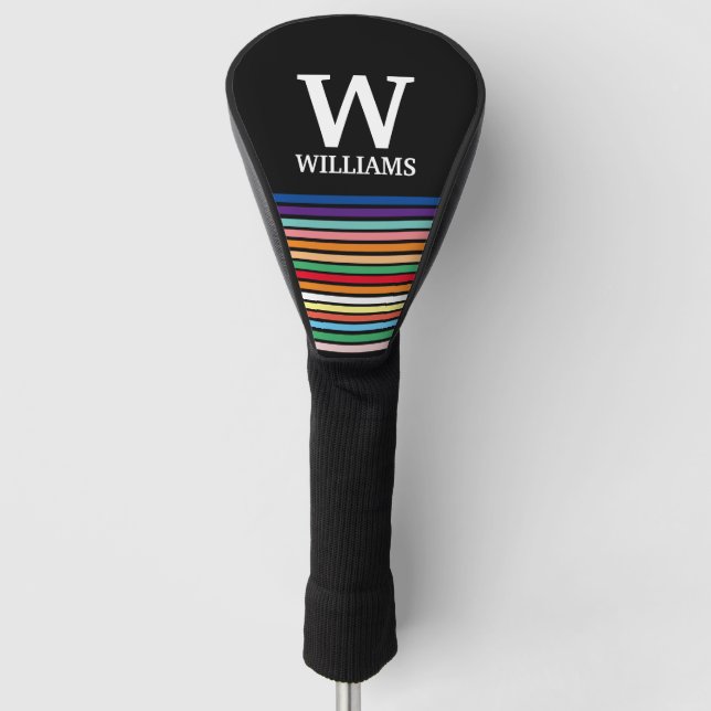 Funda Para Palo De Golf nombre personalizado (Anverso)