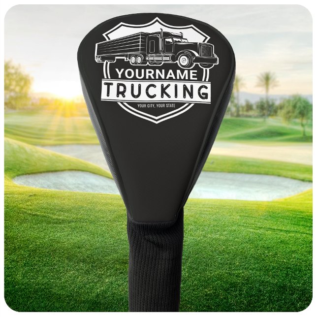 Funda Para Palo De Golf NOMBRE Personalizado Camión Gran Rig Semi Camión (Subido por el creador)