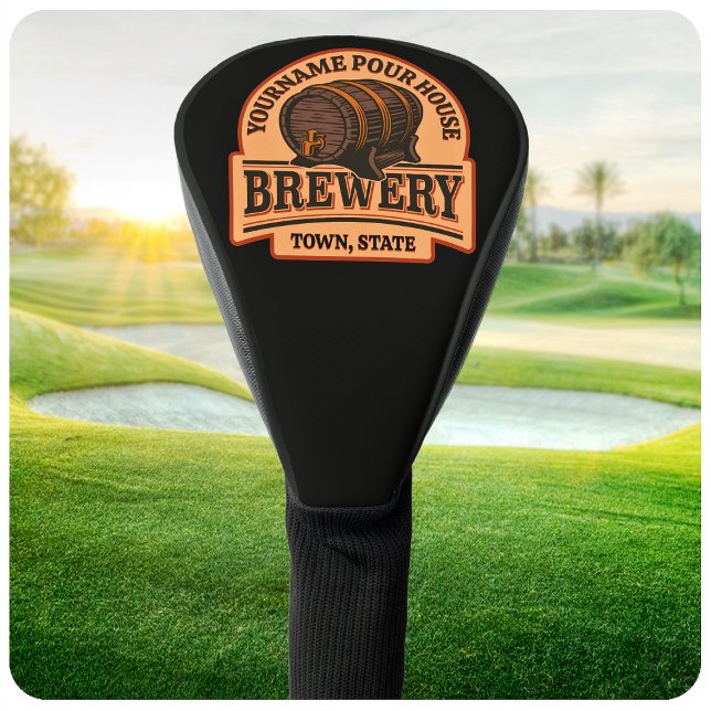 Funda Para Palo De Golf NOMBRE personalizado Cervecería de carne de roble  (Subido por el creador)