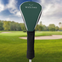 Nombre personalizado Clubes de golf Emerald Green