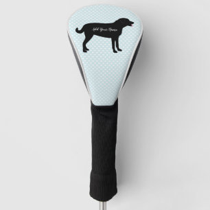 Funda Para Palo De Golf Nombre personalizado del perro del laboratorio neg