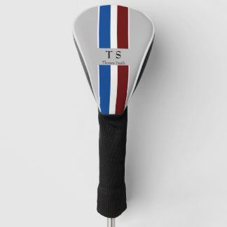 Funda Para Palo De Golf Nombre personalizado e inicial