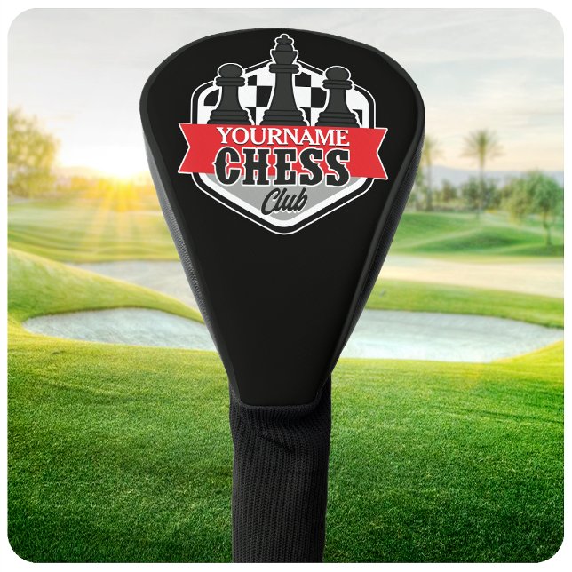 Funda Para Palo De Golf NOMBRE personalizado Jaque mate de ajedrez (Subido por el creador)