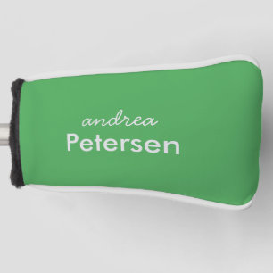 Funda Para Palo De Golf Nombre personalizado moderno minimalista de moda