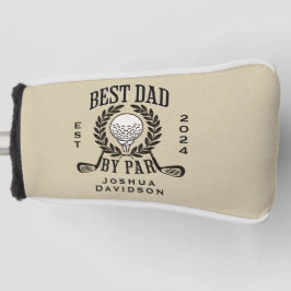 Funda Para Palo De Golf Nombre personalizado y mejor papá del año por Par