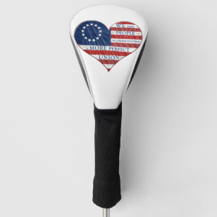 Funda Para Palo De Golf Nosotros, el pueblo, el corazón de la bandera esta
