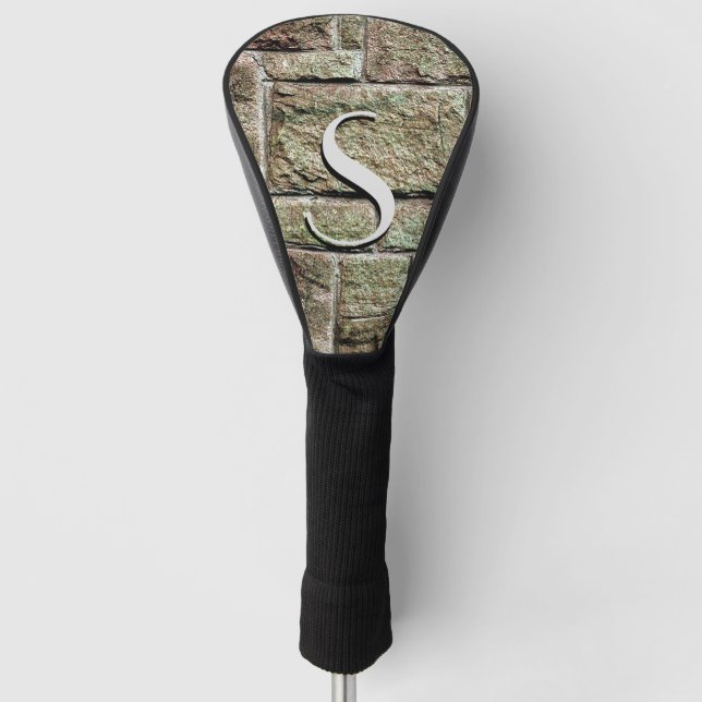 Funda Para Palo De Golf Novedad de pared de piedra (Anverso)