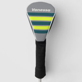 Funda Para Palo De Golf Nube Retro Tormenta Arboleda a Través de Franjas c
