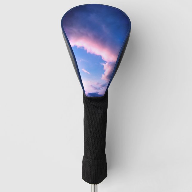 Funda Para Palo De Golf Nubes rosadas (Anverso)