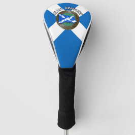 Funda Para Palo De Golf Nudo y bandera del tartán del clan Kennedy