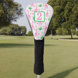 Funda Para Palo De Golf Número de Personalizado cosmopolita de guijarros r