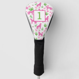 Funda Para Palo De Golf Número de Personalizado de queso blanco perrito