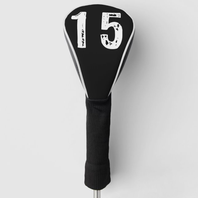 Funda Para Palo De Golf Número deportivo 15 (Anverso)