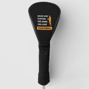 Funda Para Palo De Golf Nunca dejes de jugar el regalo del jugador de balo