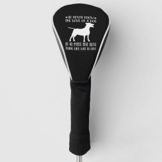 Funda Para Palo De Golf Nunca saber el amor de un perro