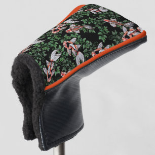 Funda Para Palo De Golf Obras de arte de peces de Koi Pond