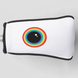 Funda Para Palo De Golf Ojo genial de arcoíris