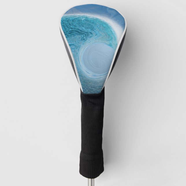 Funda Para Palo De Golf Onda azul artificial (Anverso)