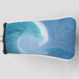 Funda Para Palo De Golf Onda azul artificial