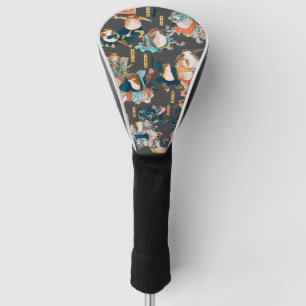 Funda Para Palo De Golf Ondulaciones ukiyo-e de rana japonesa